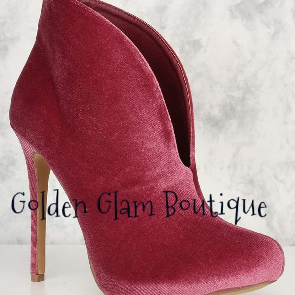 Mauve bootie